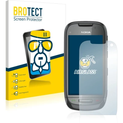 Afbeelding van BROTECT Screenprotector voor Nokia C7 00 Folie Beschermfolie Beschermglas transparant