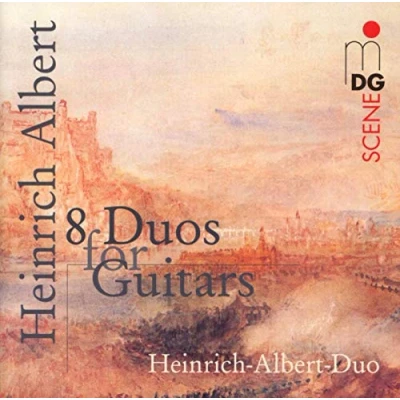 Afbeelding van Heinrich Albert Duo Albert: 8 Duos For Guitars (CD)