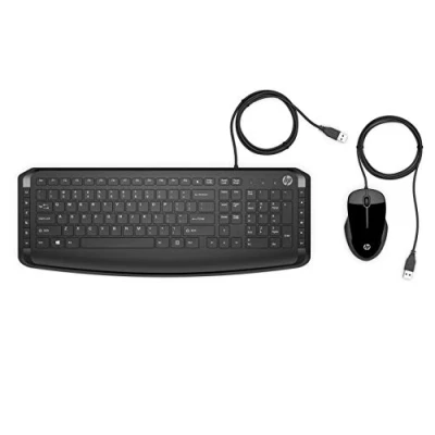 Image de HP Pavilion 200 Ensemble clavier et souris USB Anglais noir pour 21, 22, 24, 27; 27, TP01