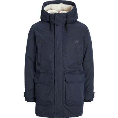 Afbeelding van Jack &amp; Jones Jjepolar Parka, Heren, Maat: Large, Dark navy