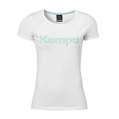 Afbeelding van Kempa Graphic T shirt voor meisjes, dansshirt, Wit.