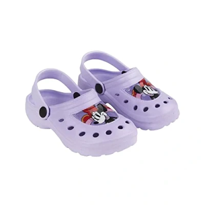 Afbeelding van Strandklompen Minnie Mouse Lila Schoenmaat 28 29