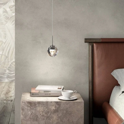 Afbeelding van Kundalini Dew LED hanglamp, 1 lamp chroom