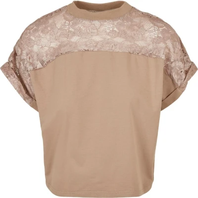 Afbeelding van Urban Classics Tshirt print, Dames, Maat: XXL, Softtaupe