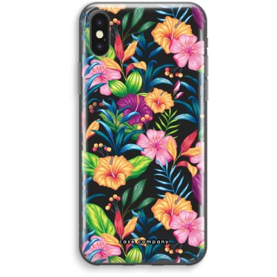 Afbeelding van Case Company® hoesje geschikt voor iPhone XS Max Tropisch 2 Soft Cover Telefoonhoesje Bescherming aan alle Kanten en Schermrand
