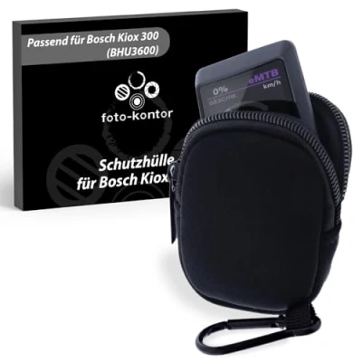 Afbeelding van foto kontor Bosch Kiox 300 beschermhoes voor e bike display, schokbestendig, accessoires, waterdicht, zwart