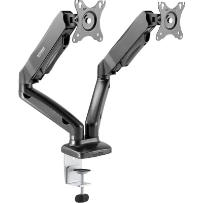 Afbeelding van SpeaKa Professional SP MM 910 2 voudig Monitorbeugel 43,2 cm (17) 81,3 (32) Gasdruktechniek, Kantelbaar, Zwenkbaar