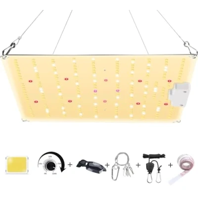 Afbeelding van BOSYTRO 800W LED Plantenlamp Dimmen Kweeklamp Met UV IR Samsung LM281B lamp volledig Spectrum groeilamp Full Plantenlampen voor hydrocultuur Kas Kamerplanten Groente en bloem 80 Watt/uur