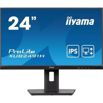 Image de Écran PC XUB2491H B1 23,8 FHD IPS 100Hz 0,5ms HDMI/DP VESA 100x100 Pied réglable + Pivot Noir