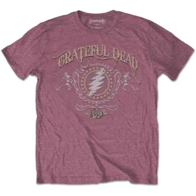 Afbeelding van Grateful Dead Bolt Heren T shirt S Rood