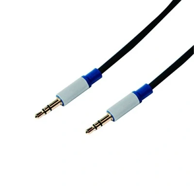 Afbeelding van LogiLink BASC15 Jackplug Audio Aansluitkabel 1.50 m Donkerblauw (mat)