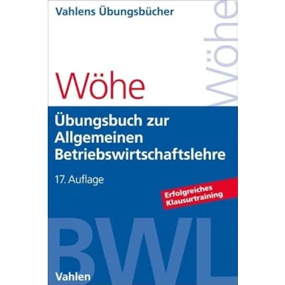 Afbeelding van Übungsbuch zur Einführung in die Allgemeine Betriebswirtschaftslehre