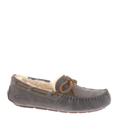 Afbeelding van UGG Dakota Pantoffels, Dames, Maat: 36, Pewter Veloursleer