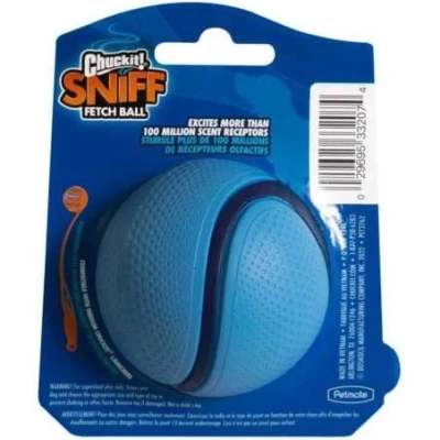 Afbeelding van Chuckit Sniff Fetch Bal Bacon Geur Blauw 6 CM