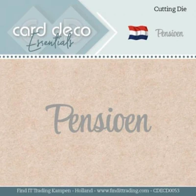 Afbeelding van Pensioen Cutting Dies by Card Deco Essentials