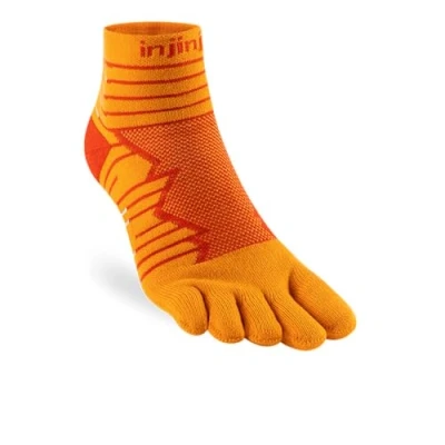 Afbeelding van Injinji Ultra Run Mini Crew Midweight Padded Hardloopsokken Desert Orange 44.5 47
