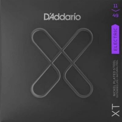 Image de D&#039;Addario XTE1149 jeu guitare électrique XT plaqué nickel Medium, 11 49