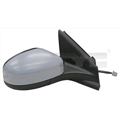 Afbeelding van Buitenspiegel Tyc 310 0135 rechts Met grondlaag voor elek. spiegelverstelling, Elektrisch inklapbaar, Bol vormig, Te verwarmen FORD: MONDEO 4 Turnier