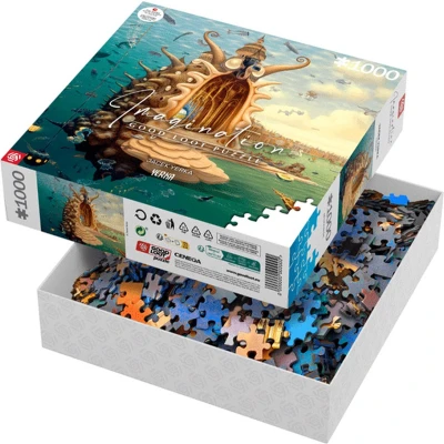 Afbeelding van Good Loot Jacek Yerka Harbor Puzzel 1000 Stukjes