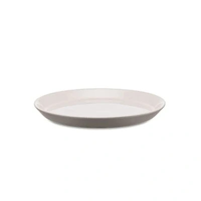 Afbeelding van Alessi Dc03/5 Lg Tonale dessertborden van keramiek, Stoneware, lichtgrijs, 4 delige set