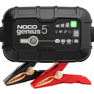 Image de Chargeur de batterie voiture et moto noco genius5eu 5a, 6v 12v