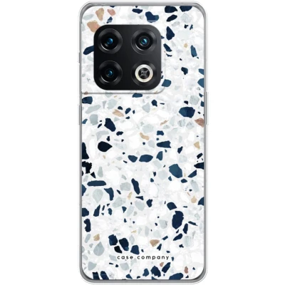 Afbeelding van Case Company® hoesje geschikt voor OnePlus 10 Pro Terrazzo N1 Soft Cover Telefoonhoesje Bescherming aan alle Kanten en Schermrand