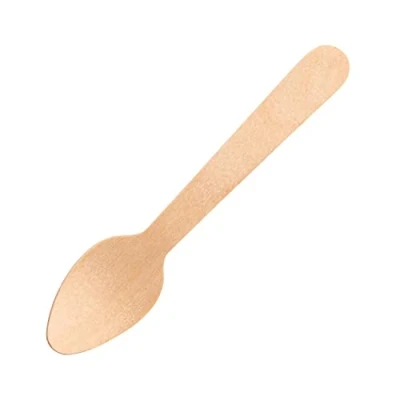 Afbeelding van Fiesta Compostable biologisch afbreekbare houten theelepels (100 stuks)