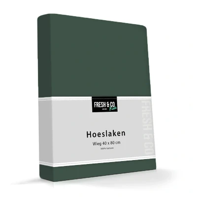 Afbeelding van Jersey Hoeslaken Kids Groen, Katoen 123vloerkleed.nl is de online webshop voor vloerkleden en woonaccessoires.