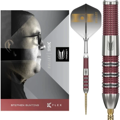 Afbeelding van Target Stephen Bunting 95K 95% Swiss Point steeltip dartpijlen 18 gram