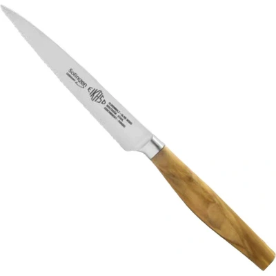 Afbeelding van Eikaso Solingen Gesmeed Tomatenmes 12 cm met Olijfhouten Handvat