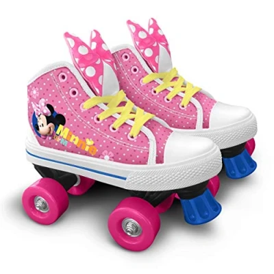Afbeelding van Disney Minnie Mouse Rolschaatsen Meisjes Roze/wit Maat 29
