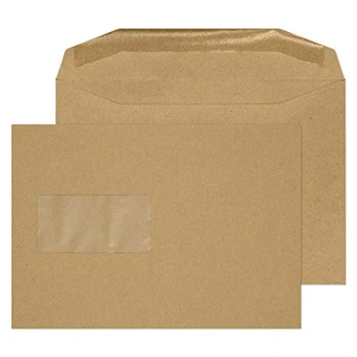 Image de Blake Purely Everyday C5 162 x 229 mm 80 g/m² Enveloppes Courrier Gommée Fenêtre (1002) Manille Boîte de 500