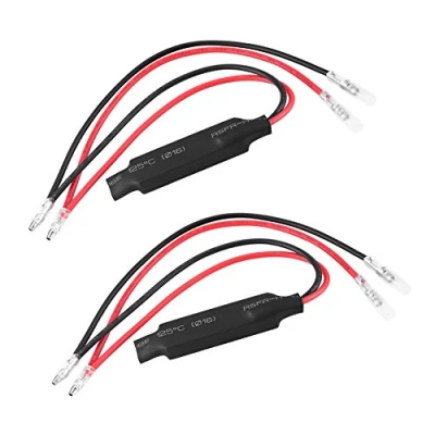 Afbeelding van Keenso 2 stuks 10 W led laadweerstanden voor motorfiets, knipperlicht, foutcorrectie en flitscontroller