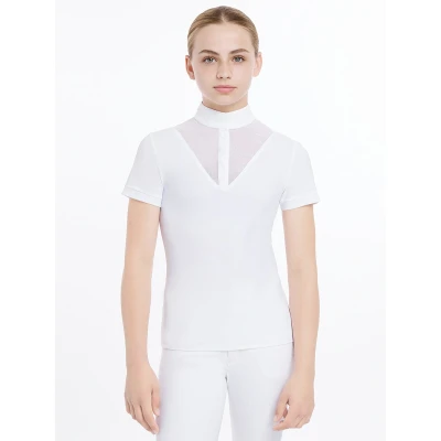 Afbeelding van LeMieux Wedstrijdshirt Young Rider Eva Korte Mouwen Wit