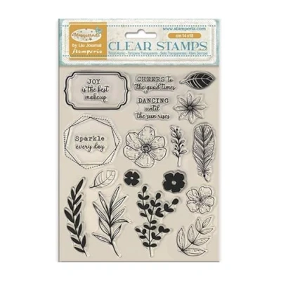 Afbeelding van Stamperia WTK214 acrylstempel, transparant, 14 x 18 1 cm
