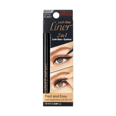 Afbeelding van Kiss Wimperlijm Lash Glue Liner Voor Wimperextensions Black
