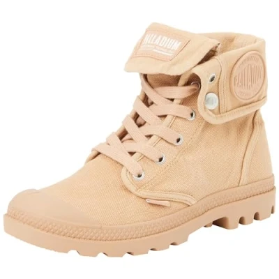 Afbeelding van Palladium Baggy Veterboots, Dames, Maat: 40, Chai tan Katoen