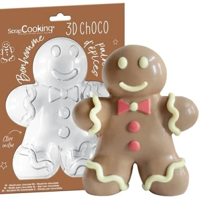 Afbeelding van ScrapCooking Peperkoekman 3D choco vorm