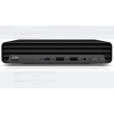 Afbeelding van HP Pro Mini 400 G9 i5 13500T 16GB 512GB SSD Wifi/BT W11P NL QWERTY US/int toetsenbord
