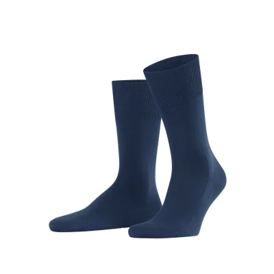 Afbeelding van Falke heren Climawool sokken in scheerwolblend de kleur Royalblauw, maat: 43/44