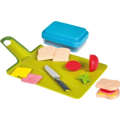 Afbeelding van Casdon Joseph GoEat 75550 Lunchboxset voor kinderen vanaf 3 jaar, met op maat te snijden lunchbox en levensmiddelen,