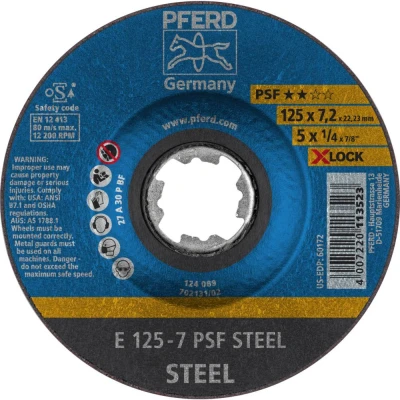 Afbeelding van PFERD 62011125 Afbraamschijf gebogen Diameter 125 mm 10 stuk(s)