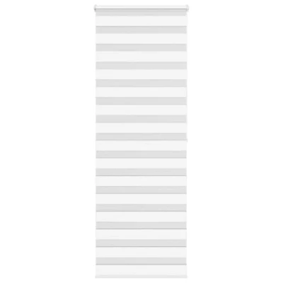 Afbeelding van vidaXL Zebra rolgordijn 75x200 cm stofbreedte 70,9 polyester wit