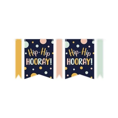 Afbeelding van Paperdreams Vlaggenlijn Hip Hooray (6 meter)