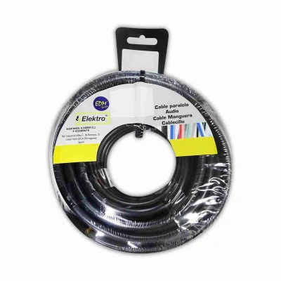 Afbeelding van Kabel EDM 28304 Zwart 2 x 1 mm 25 m