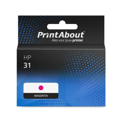 Afbeelding van Huismerk HP 31 (1VU27AE) Inktcartridge Magenta