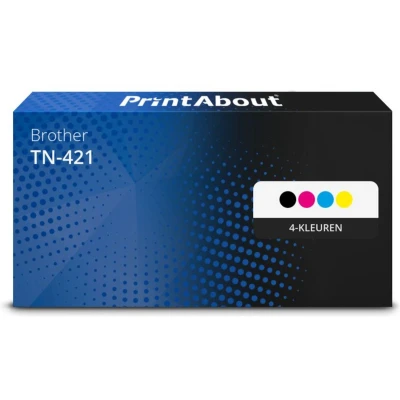 Afbeelding van Huismerk Brother TN 421 Toner 4 kleuren Voordeelbundel