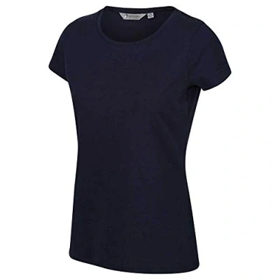 Afbeelding van Regatta T shirt Carlie Dames Katoen Navy Maat M