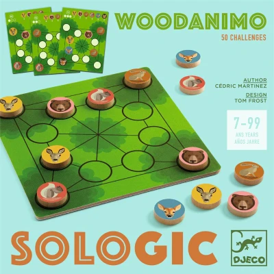 Afbeelding van Djeco logicaspel sologic woodanimo