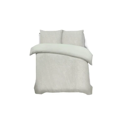 Afbeelding van Flanellen Dekbedovertrek Glamour Deco Crème 2 persoons (200x200/220 cm) Luxe Creme Sleeptime Ga naar Dekbed Discounter.nl &amp; Profiteer Nu
